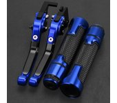 Redkid Para YAMAHA YZFR6 YZF R6 2005 2006 2007 2008 2009 2010 2011 2012 2013 2014 2015 Manetas de embrague de freno de motocicleta y puños de manil...