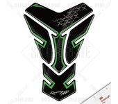 Calcomanía protectora de la etiqueta engomada de la almohadilla del tanque de la motocicleta 3D para Kawasaki 400 Z900 Z1000 zx6r er6n 650 z750 z80...