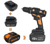 Makita 18v Bl18 Series Adaptador de Batería de Litio Convertidor A Worx 20v "4-pin" Orange Wa3551.1 Wa3530 Wa3553 Herramientas eléctricas