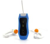 Resistente al agua IPX8 Clip Reproductor MP3 Radio FM Sonido estéreo Natación Buceo Surf Ciclismo Deporte Música P Azul