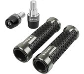 Puños de manillar de motocicleta para YAMAHA V-MAX VMAX 1200 V-MAX1200 VMAX1200 1985-2017 Puños de manillar CNC de motocicleta Extremos de barra Ta...