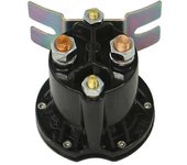 unbrand RELÉ DC 24V 200A para carretilla elevadora eléctrica Carro de golf CONTACTOR DE BOMBA DE ACEITE 684-2461-212-09 6841251212 Negro