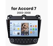 JIULUNET Radio de coche inalámbrica Carplay Android Auto para Honda Accord 7 2003 2004 2005-2008 Autoradio multimedia