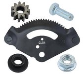 Bluezoo Placa de engranaje del sector compatible Mtd Cub Cadet Yardman Troy Bilt 717 1550 Entradas