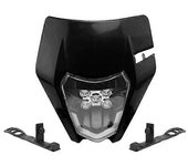 Para KTM EXC Placa de faro Motocicleta Faros LED Supermoto Enduro Universal 2007 2020 XC SX MX Dirt Bike Motocross Headlamp Vehículo de motor y HL1...