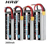 Redkid 2S 3S 4S Lipo Batería 7.4v 11.1v 2600mah 35C con conector XT60 para coche rc barco Quadcopter Helicóptero trex-450 fpv drones 4S 2600mah 35C