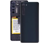 Tapa trasera de la batería para Motorola Edge XT2063-3 Negro