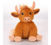 Juguetes de peluche, osos de peluche, caballos de peluche Buddy - animales de peluche, marrón, yak, 9.8 pulgadas