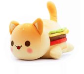 Miau Aphmau Peluche Muñeca Coca-Cola Papas fritas Hamburguesas Pan Sandes Comida Gato Peluche Almohada para dormir Regalos de Navidad para niños Ch...