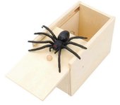 Truco Araña Caja De Miedo Divertida Caja Oculta De Madera Caja Oculta De Madera Broma Caja De Miedo De Madera Juego Divertido Broma Amigo Juguetes ...
