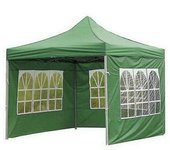 Carpa de fiesta plegable impermeable tela de lluvia al aire libre Verde