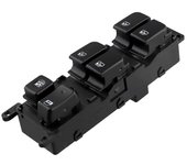 Para Carens 2007-2012 Interruptor de elevalunas eléctrico de la puerta del lado del conductor 93571-1D200 LHD Negro