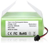 Batería de iones de litio de 14.4v 2800mah adecuada para Ecovacs Deebot N79s, n79, dn622, eufy Robovac 11