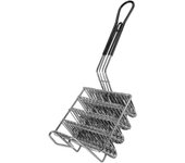 Taco Fryer Basket, Taco Shell Fryer, tiene 4 canastas de tacos para freidoras con agarre