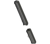 Clappio Botón de encendido y volumen para Galaxy S22 y S22 Plus Negro