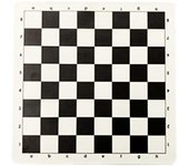 Tablero de ajedrez de cuero portátil Alfombra de ajedrez de torneo enrollable Tablero de ajedrez suave ligero y antideslizante para niños adultos N...