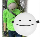 Dibujos animados Sonrisa Dreams Máscaras Anime Casco Blanco Máscaras de cosplay Máscaras de Halloween Accesorios Accesorios Disfraz de cosplay