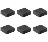BRDRC 6 piezas para Insta360 X4 / X3 / ONE X2 Mic Wind Muff Camera Noise Reduction Sponge Video Muffler