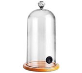 Campana de campana de plástico para fumar Cubierta de cúpula de comida de cocina molecular para pastel de cóctel.