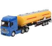 camión cisterna de petróleo 1:50 tractor remolque vehículos de transporte de juguete modelo de camión juguetes para niños regalos Amarillo