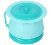 Unisex Chamber Pot Portable Toilet Chamber Pot Urinal Basin Potty Bedside Urinal With Tap Azul