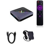 A95X F3 Air II Smart TV Box RGB Android 11 Amlogic S905W2 4GB 32GB Dual Wifi Bluetooth US Plug Negro