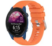 Para correa de reloj de silicona de color sólido Garmin Forerunner 255S de 18 mm