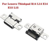 1-10pcs USB tipo C puerto de carga DC tipo c conector de alimentación para Lenovo Thinkpad L14 E14 E15 L15 1pc