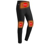 Pantalones calefactables para hombres, pantalones de calefacción eléctrica USB, pantalones negros de invierno Negro M