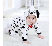 Redkid Bebé Dálmatas Disfraz De Perro Manchado Kigurumi Dibujos Animados Peleles De Animales Mono De Bebé Niño Pequeño Franela De Halloween Disfraz...