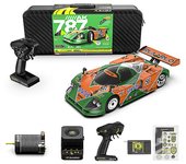 RLAARLO AK-787 Fibra de carbono 120A Metal sin escobillas 60A RTR 1/10 RC Modelo de control remoto eléctrico Coche de carretera Adultos Niños Jugue...