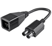 Convertidor de fuente de alimentación de 2 puertos Cable adaptador de CA compatible Xbox 360 a Xbox 360 Slim
