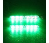 2x4 Led Strobe Advertencia Policía Automóviles Ligeros 12v Coche Camión Parpadeante Bomberos Ambulancia Emergencia Flasher Fso Accesorios del coche...