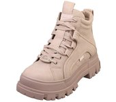 Buffalo Aspha Nc Mid Botas de moda veganas para mujer en malva Color de malva 5 UK