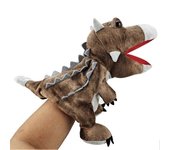 Títeres de mano juguetes, títere de dinosaurio para niños cuento Pupppet dinosaurio juguete peluche juego interactivo, regalo de cumpleaños para ni...