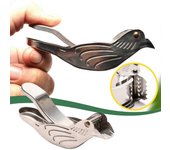 Flye Exprimidor de limón en forma de pájaro Acero inoxidable 304 Fabricante de té de limón Exprimidor de frutas Fuga de té de limón Blanco