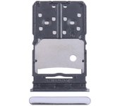 Para bandeja de tarjetas SIM Tecno Camon 20 Pro + bandeja de tarjetas Micro SD Plata