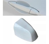 Unbrand Tapa de la tapa de la manija de la puerta delantera 51217396541 para BMW X1 X2 X5 F15 X6 F16 2015-2018 js Mineral blanco Right