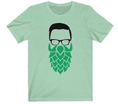 Gildan Barba de lúpulo Camiseta Cerveza artesanal Regalo Cerveza artesanal Ropa Amante de la cerveza Camisa multicolor M