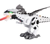 Pulverización de niebla Robot Dragón Juguete Niños Dinosaurio Caminando Fuego Respirando Agua Spray con Luces y Sonidos