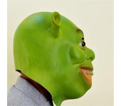 Máscara de Shrek Máscara de disfraz Halloween Cosplay Cabeza completa Verde Adulto Máscara de Shrek Látex