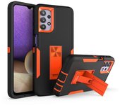 Para Samsung Galaxy A32 5G Funda de teléfono con soporte magnético