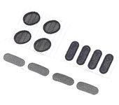 2set Piezas de reparación de auriculares Malla de filtro de polvo para Airpods Pro Filtros protectores One Size