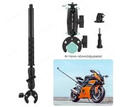 Soporte de manillar de montaje en monopié para bicicleta motocicleta panorámico selfie stick para insta360 one x2 x3 x4 gopro 12 11 10 accesorio DJI