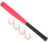 1 juego de bate de béisbol y juego de pelota juego de béisbol para niños juego de béisbol interesante juego de béisbol de juguete 54x5cm