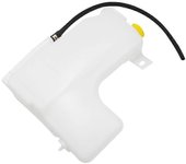 Tanque del radiador Reserva sobre flujo Refrigerante compatible con 1998-2007 D22 Navara Blanco