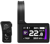 Unbrand Pantalla de bicicleta fácil de usar para el motor eléctrico Bafang M560, M600, M510, M820 DPC245 Yo