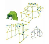 Fort Building Kit Construcción Tienda de juguete Kids Hut Set Glow In Dark Fortress Builder Castles Tunnels Diy Play House Children Gift