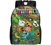 Increíble mundo de mochila de chicle Anime lindo Mochilas multifunción de gran capacidad Bolsa ligera para computadora portátil de viaje deportivo ...