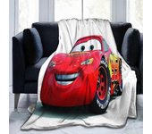 Coches Rayo Mcqueen Manta de lana Tamaño de manta Multifuncional Toda la temporada Cálido Súper suave Múltiples tamañosrivjr1849 40x30in 76x102cm